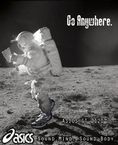 Asics GT-2120 Shoe Ad No Copy